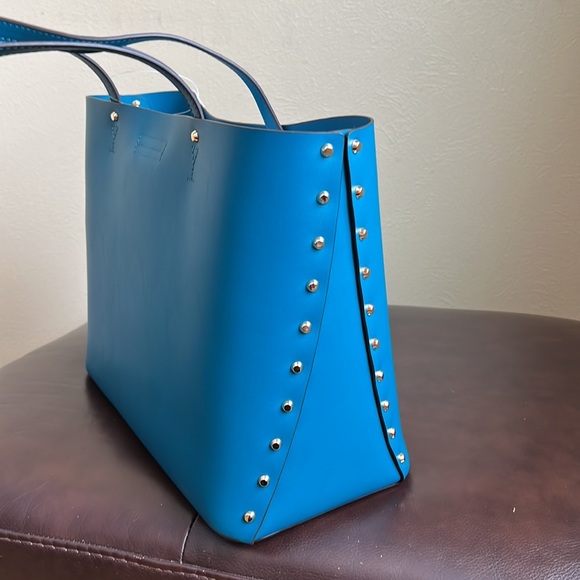 Michael Kors Manhattan Large Tote Leather Lagoon - Picture 7 of 17